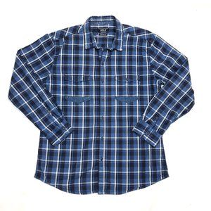 UCLA University of California Los Angeles Heritage Blue Plaid Shirt Mens XL